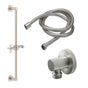 California Faucets - Slide Bar Handshower Kit -Cross Handle with Round Base - Gloss White