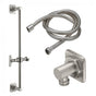 California Faucets - Slide Bar Handshower Kit - Blade Handle with Quad Base - Gloss White