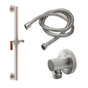 California Faucets - 30'' Grab Bar Handshower Kit - Lever Handle with Round Base - Gloss White