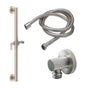 California Faucets - 30'' Grab Bar Handshower Kit -Lever Handle with Round Base - Gloss White
