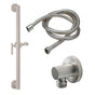 California Faucets - 24'' Grab Bar Handshower Kit - Lever Handle with Round Base - Gloss White