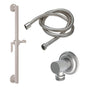 California Faucets - 30'' Grab Bar Handshower Kit - Lever Handle with Concave Base - Gloss White