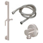 California Faucets - 30'' Grab Bar Handshower Kit - Lever Handle with Round Base - Gloss White