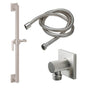 California Faucets - 24'' Grab Bar Handshower Kit - Lever Handle with Square Base - Gloss White