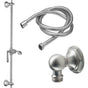 California Faucets - Slide Bar Handshower Kit - Lever Handle with Hex Base - Gloss White