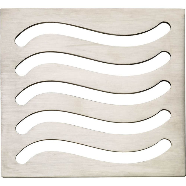 California Faucets - Wave StyleDrain Trim Grid Only - Gloss White