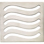 California Faucets - Wave StyleDrain Trim Grid Only - Gloss White