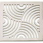 California Faucets - DecoSwirl StyleDrain Trim Grid Only - Gloss White