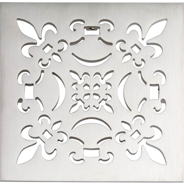 California Faucets - Fleur StyleDrain Trim Grid Only - Gloss White