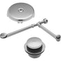 California Faucets - Waste and Overflow Completely Finished with Toe Activated Drain - Gloss White