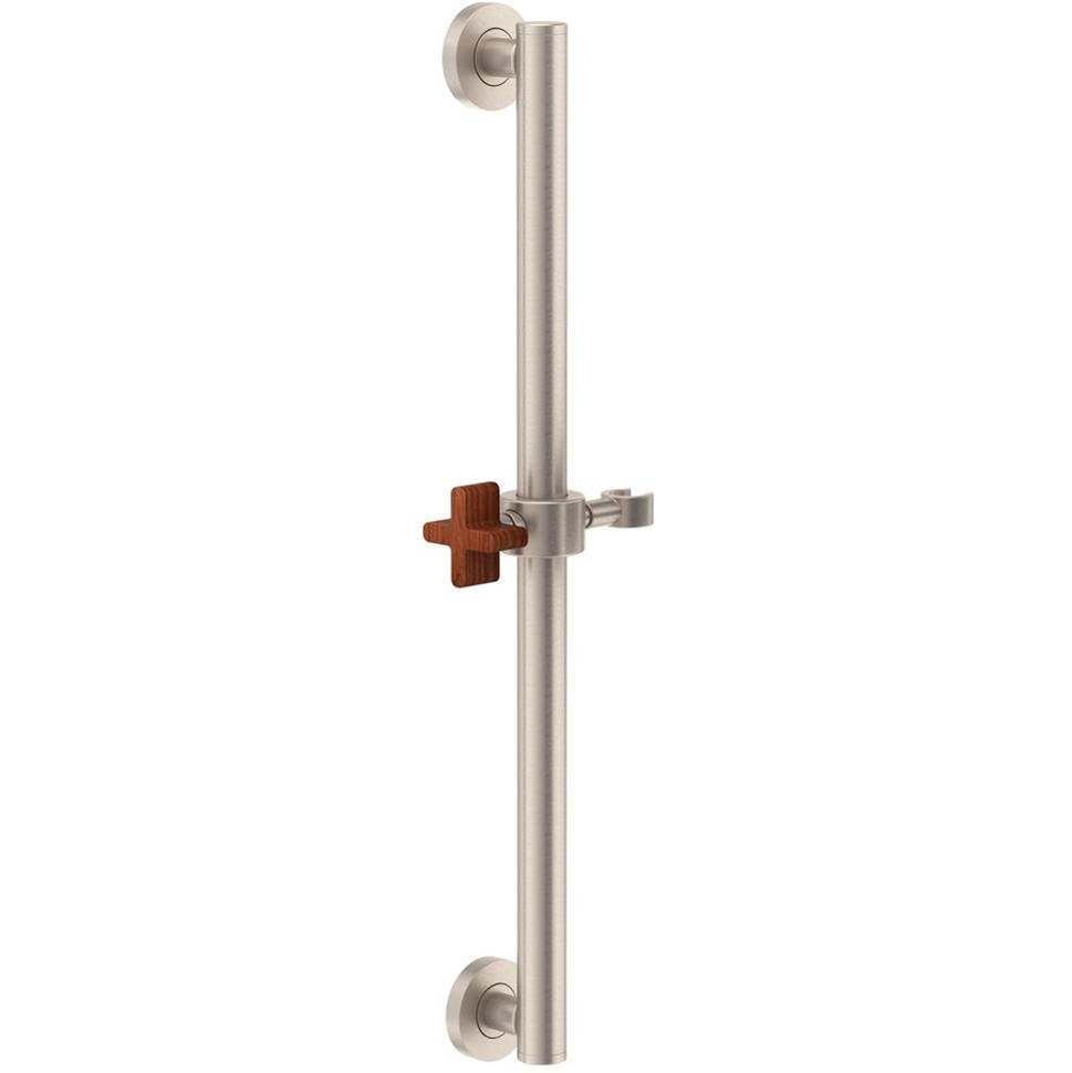 California Faucets - 24'' Grab Bar with Slide - Gloss White