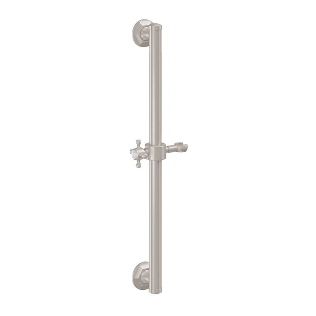 California Faucets - 24'' Grab Bar with Slide - Gloss White