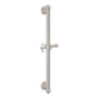 California Faucets - 24'' Grab Bar with Slide - Gloss White