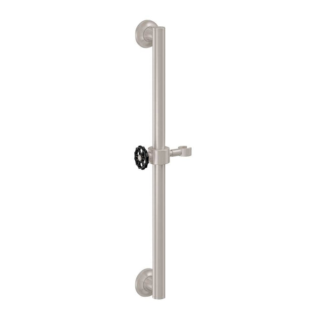 California Faucets - 24'' Grab Bar with Slide - Gloss White
