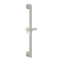 California Faucets - 24'' Grab Bar with Slide - Gloss White