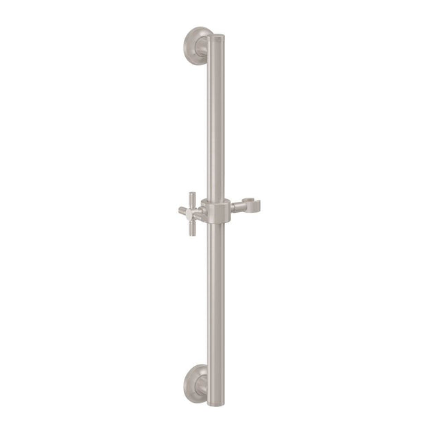California Faucets - 30'' Grab Bar with Slide - Gloss White