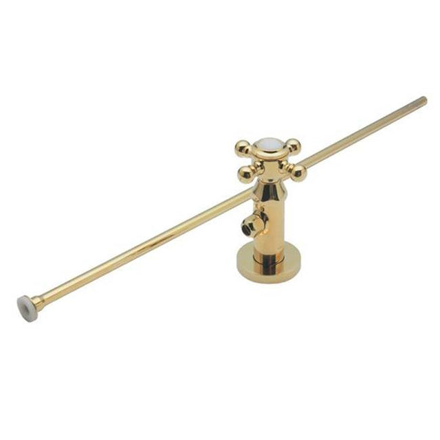 California Faucets - Deluxe Angle Stop Kit for Toilets - Gloss White