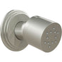 California Faucets - Traditional Self-Cleaning Jet Body Spray - Lined Base - Gloss White
