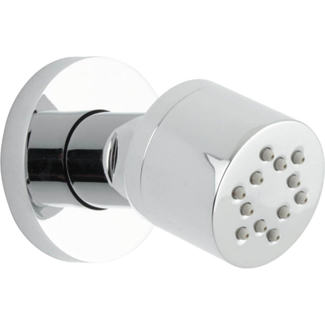 California Faucets - Contemporary Self-Cleaning Jet Body Spray - Round Base - Gloss White