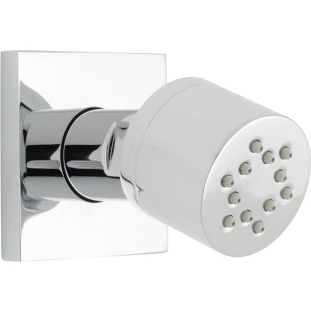 California Faucets - Contemporary Self-Cleaning Jet Body Spray - Flat Square Base - Gloss White