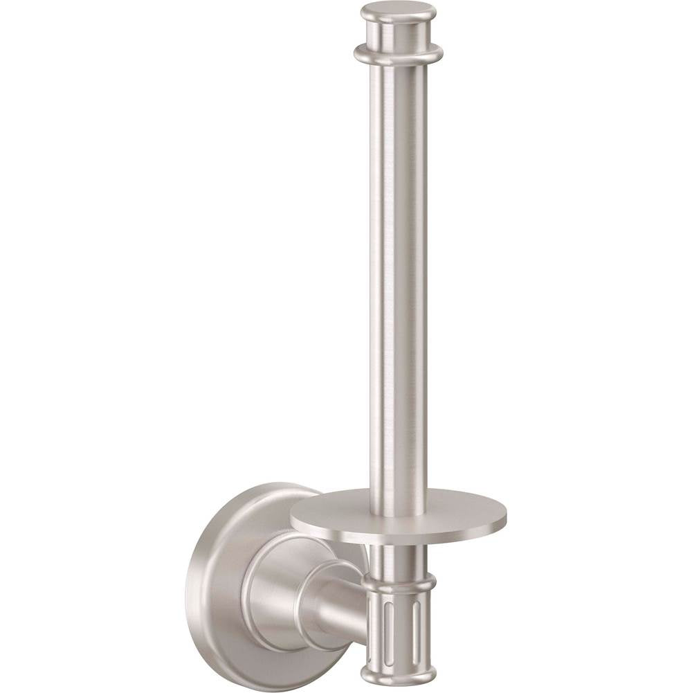 California Faucets - Vertical Spare Toilet Paper Holder - Gloss White