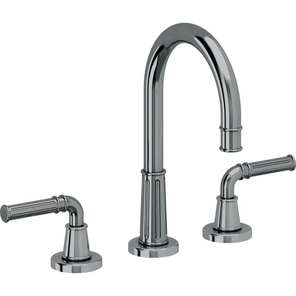 California Faucets - 8'' Widespread Lavatory Faucet - Black Nickel Pvd