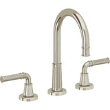 California Faucets - 8'' Widespread Lavatory Faucet with ZeroDrain - Burnished Nickel Uncoated