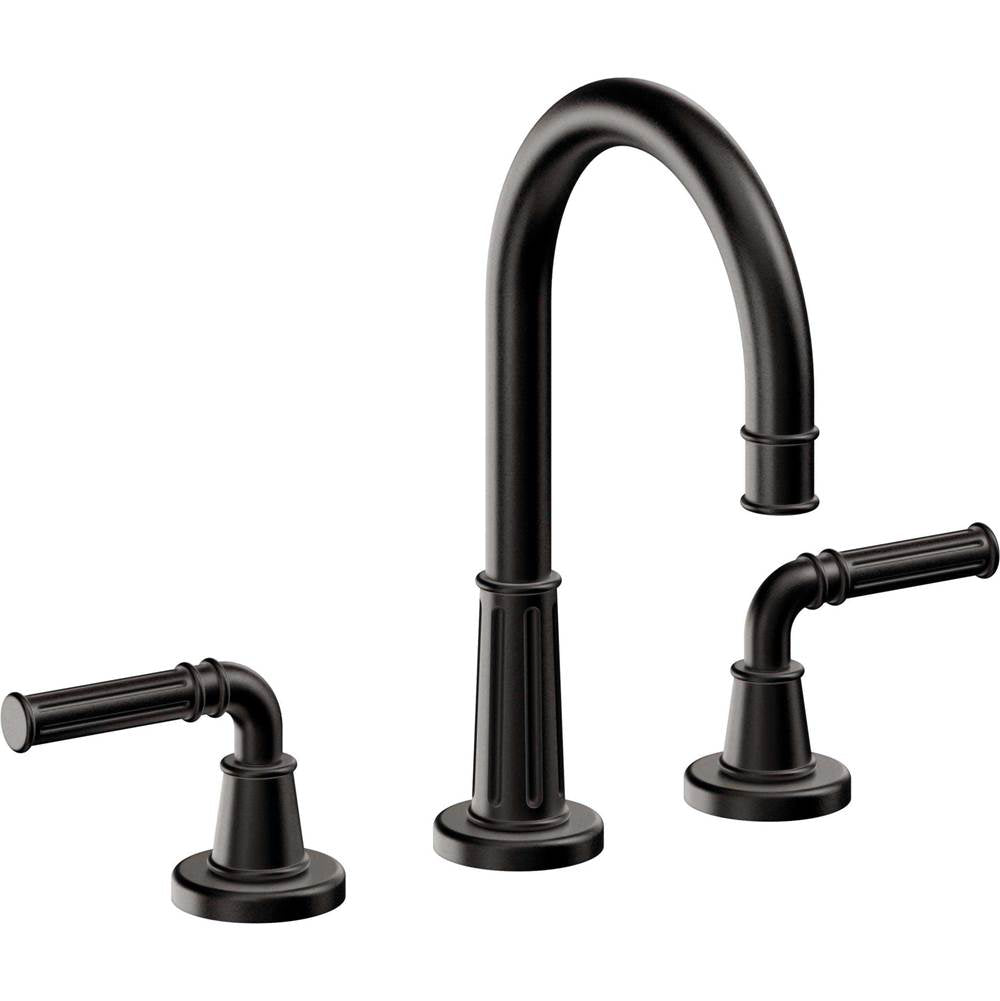 California Faucets - 8'' Widespread Lavatory Faucet - Matte Black