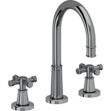 California Faucets - 8'' Widespread Lavatory Faucet - Black Nickel Pvd