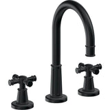 California Faucets - 8'' Widespread Lavatory Faucet - Carbon Pvd