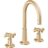 California Faucets - 8'' Widespread Lavatory Faucet - Satin Brass Pvd