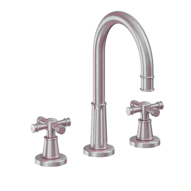 California Faucets - 8'' Widespread Lavatory Faucet with ZeroDrain - Gloss White
