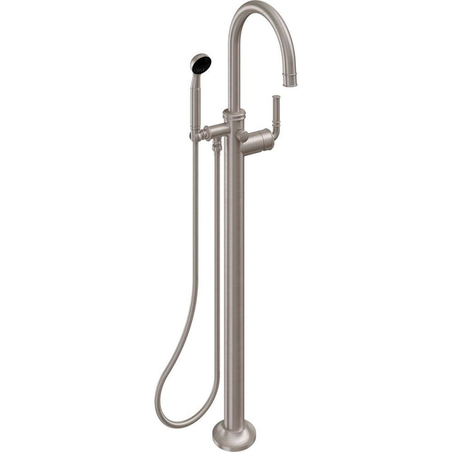 California Faucets - Single Hole Floor Mount Tub Filler - Gloss White