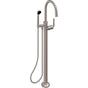 California Faucets - Single Hole Floor Mount Tub Filler - Gloss White