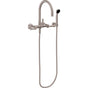 California Faucets - Wall Mount Tub Filler with Handshower - Gloss White