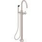 California Faucets - Single Hole Floor Mount Tub Filler - Gloss White