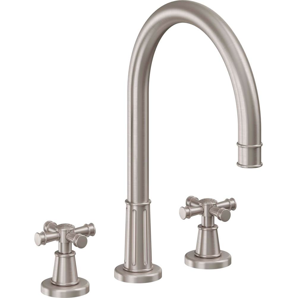 California Faucets - Complete Roman Tub Set - Carbon Pvd