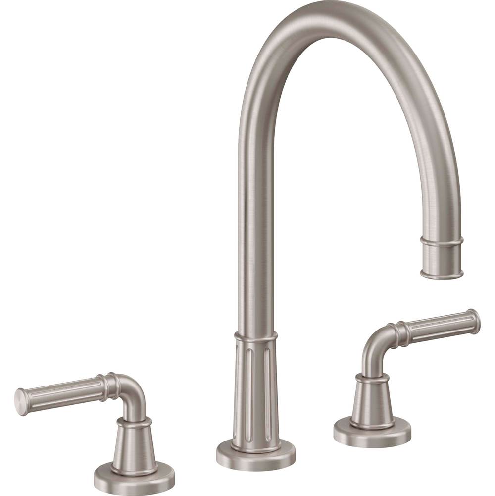 California Faucets - Complete Roman Tub Set - Gloss White