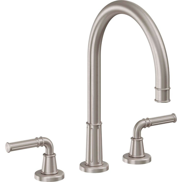 California Faucets - Complete Roman Tub Set - Gloss White