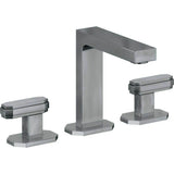 California Faucets - 8'' Widespread Lavatory Faucet - Black Nickel Pvd