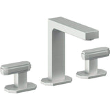 California Faucets - 8'' Widespread Lavatory Faucet with ZeroDrain - Satin Chrome Pvd