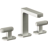 California Faucets - 8'' Widespread Lavatory Faucet with ZeroDrain - Ultra Stainless Steel Pvd
