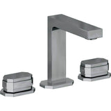 California Faucets - 8'' Widespread Lavatory Faucet with ZeroDrain - Black Nickel Pvd