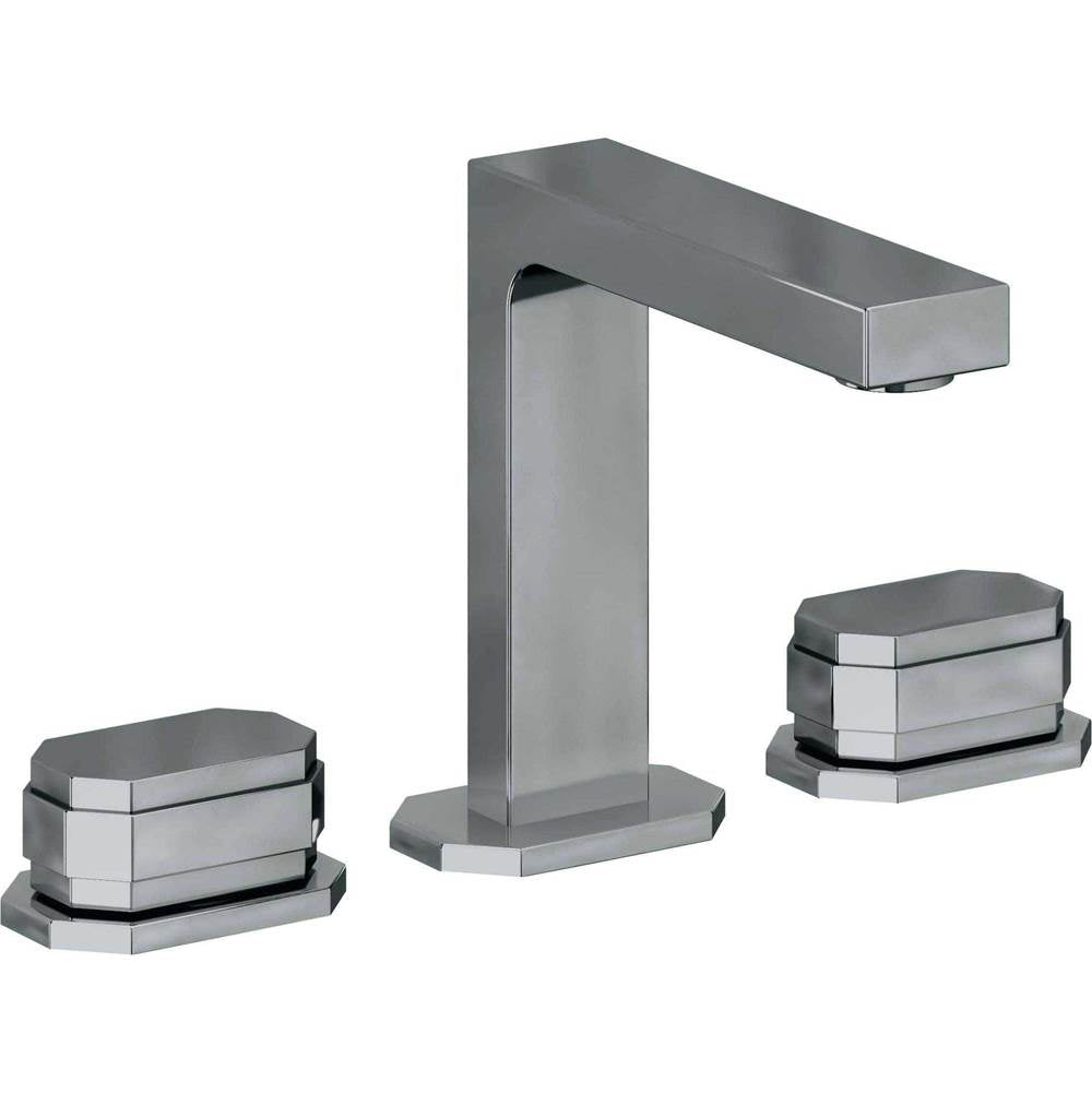 California Faucets - 8'' Widespread Lavatory Faucet - Black Nickel Pvd