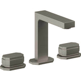 California Faucets - 8'' Widespread Lavatory Faucet with ZeroDrain - Graphite Pvd
