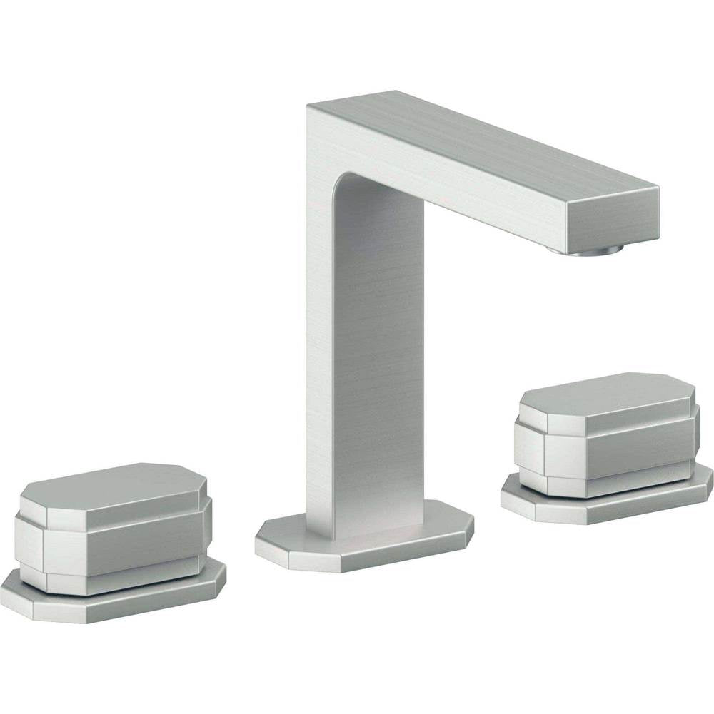 California Faucets - 8'' Widespread Lavatory Faucet - Satin Chrome Pvd