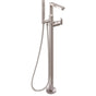 California Faucets - Single Hole Floor Mount Tub Filler - Gloss White