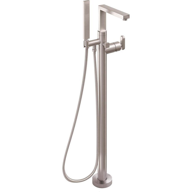 California Faucets - Single Hole Floor Mount Tub Filler - Gloss White
