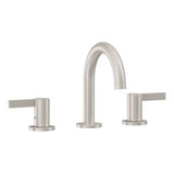California Faucets - 8'' Widespread Lavatory Faucet - Polished Nickel Pvd