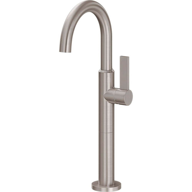California Faucets - Single Hole Lavatory/Bar/Prep Faucet - High Spout - Gloss White